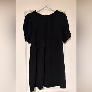 Elegant Black Mini Dress